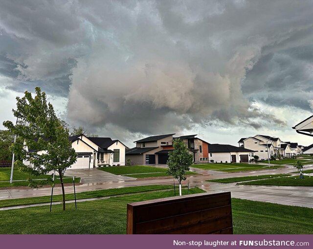 Yesterday’s storm in West Des Moines