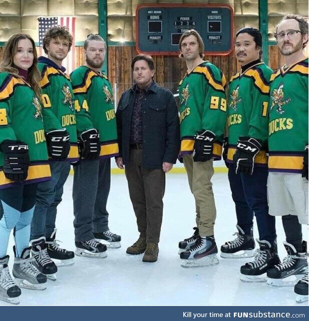 Reunion of the cast of The Mighty Ducks