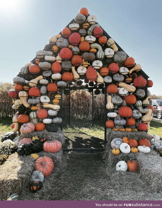 The Pumpkin House at Moss Mountain Farm in Roland, Arkansas