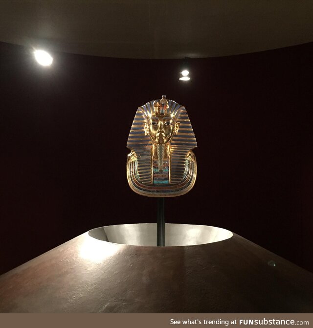 King Tutankhamen’s mask