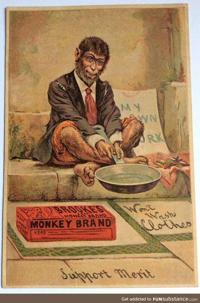 Monkey Brand Soap, c 1890