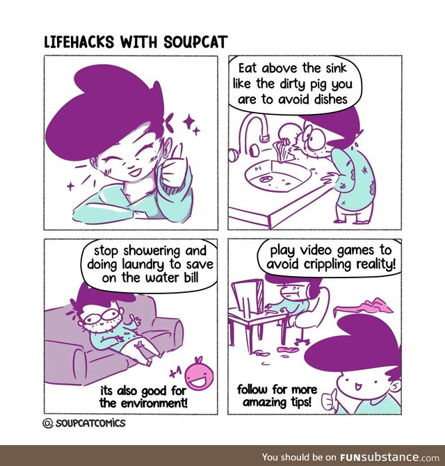 Lifehacks with soupscat