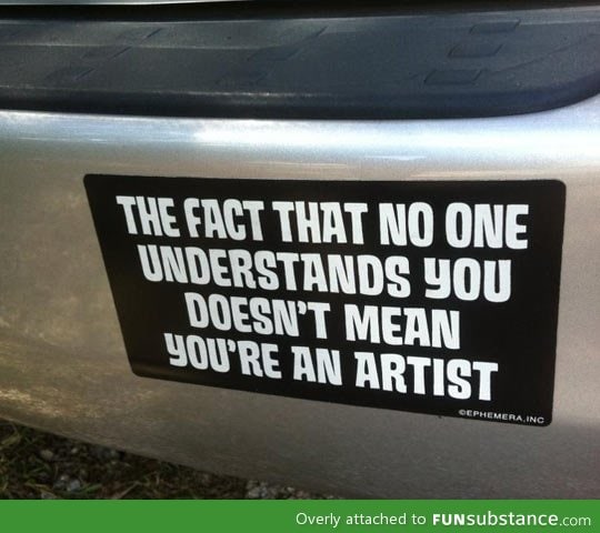 Bumper sticker wisdom