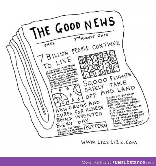 The good news you never read about