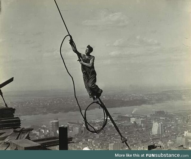 Ironworker on the Empire State Building, 1931