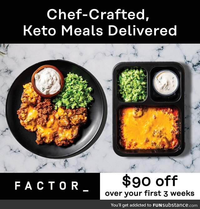 Fill your fridge weekly with prepared and delicious keto meals. Save $90 this week only!