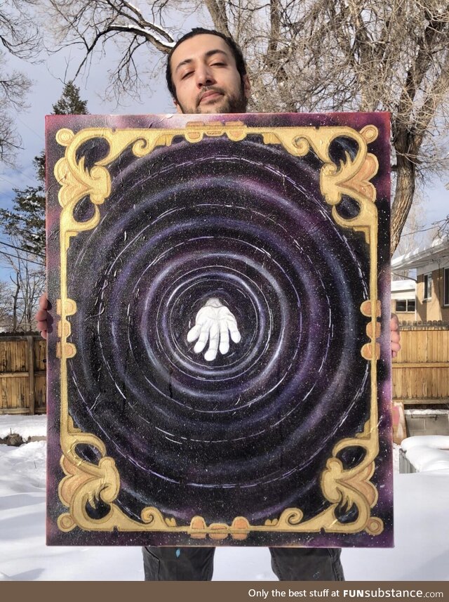 New year, new painting, new portal! Wld you go thru?!