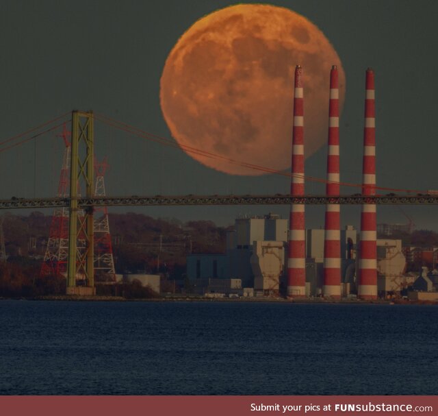 October full moon east coast Canada