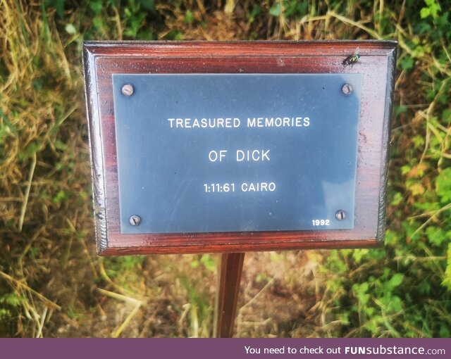 This memorial plaque