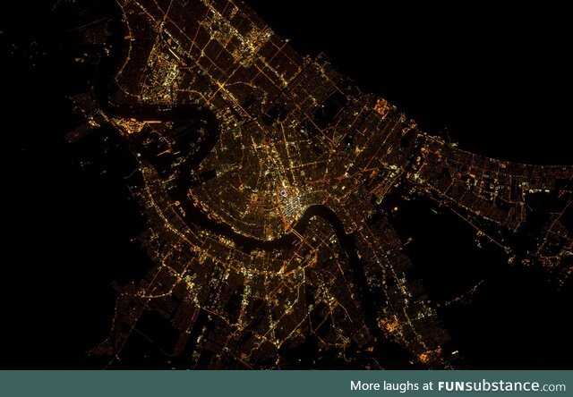 New Orleans from space