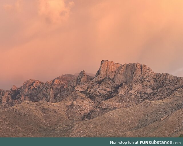 Santa catalina mountains. Tucson arizona