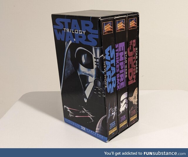 Star Wars Trilogy video cassettes