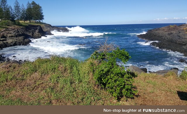 [OC] Kiama NSW Coast. Really beautiful blow holes around these area