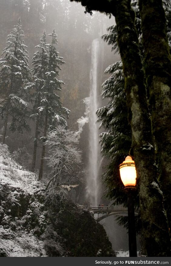 Multnomah Falls in Oregon