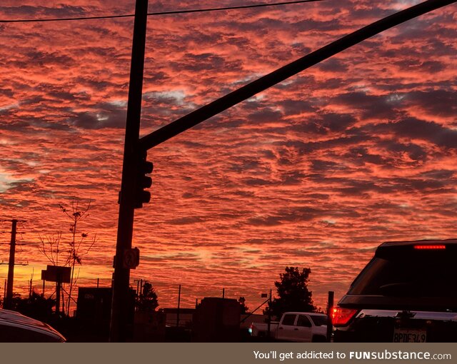 Red Sky in Southern California