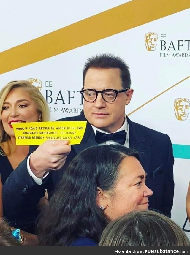 Brendan Fraser at the BAFTA Awards