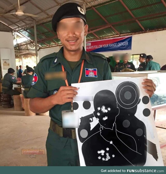 Cambodia police training