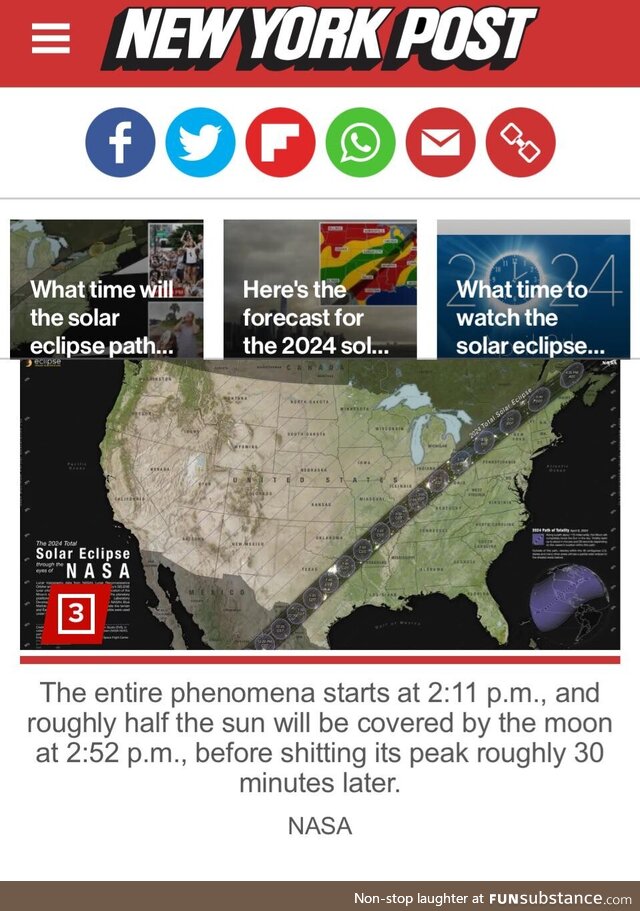 The eclipse was cool, but this typo is gold