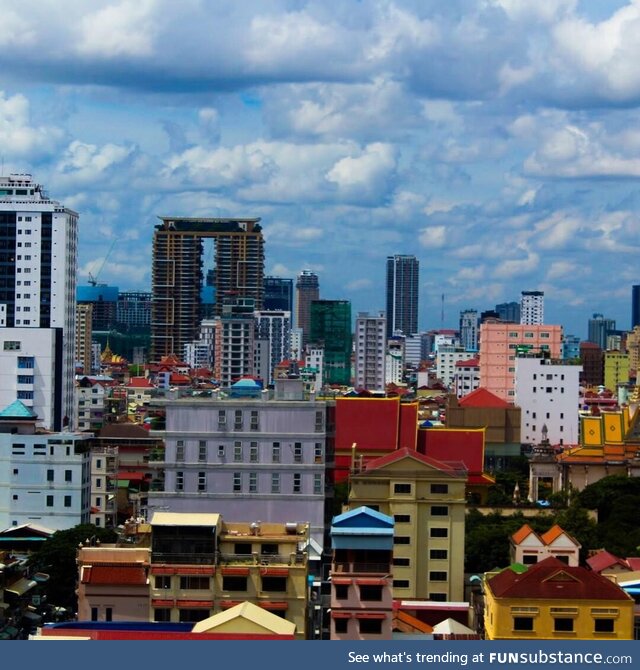 Phnom Penh from the 15th floor