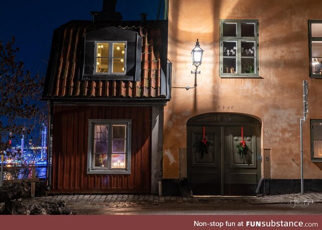 Small, old house on Södermalm in Stockholm