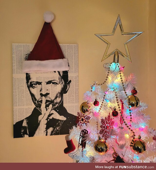 My girlfriend wanted me to take David Bowie down but I had a better solution! She hates