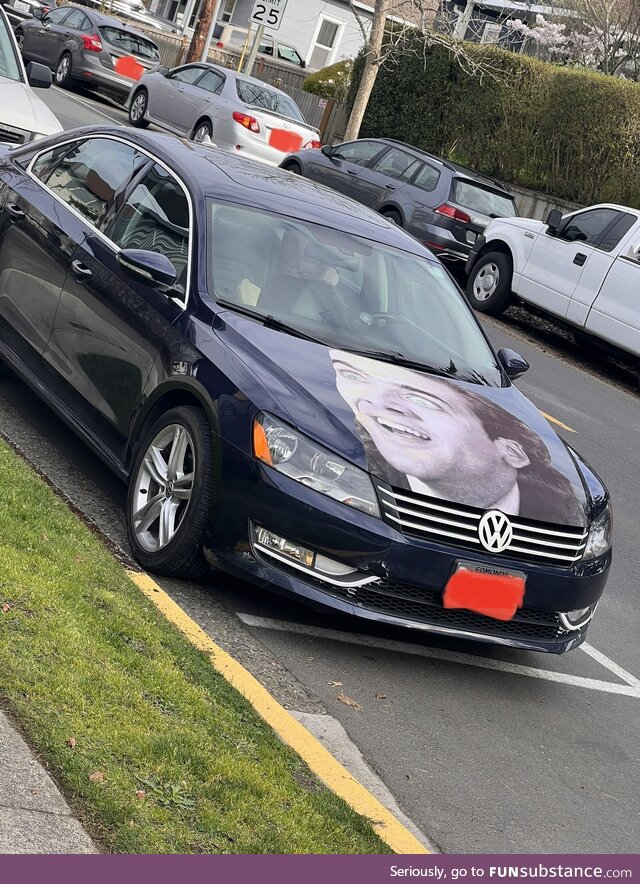 This car I saw on the way home from work