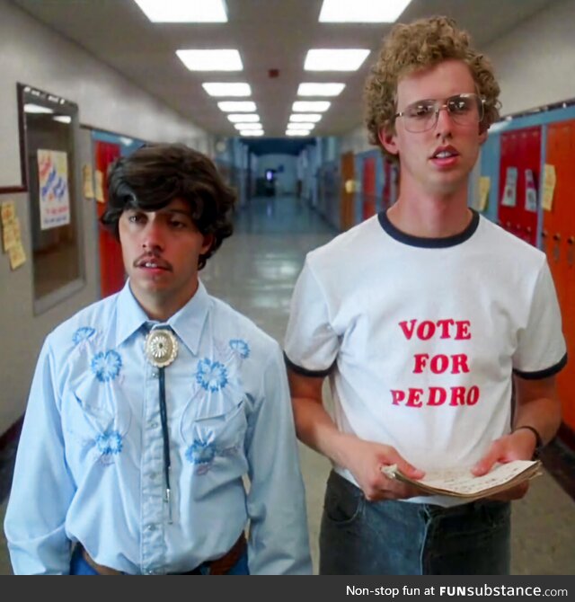 Napoleon Dynamite Voted For Pedro in 2004