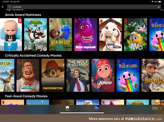 Was just trying to find a movie on Netflix for my daughter. One of these things is not