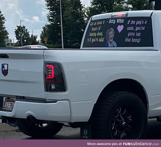 This guys truck