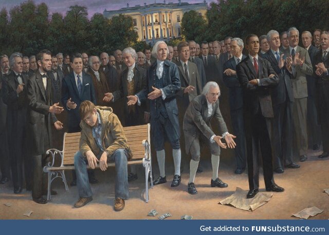 Forgotten Man painting purchased by Sean Hannity