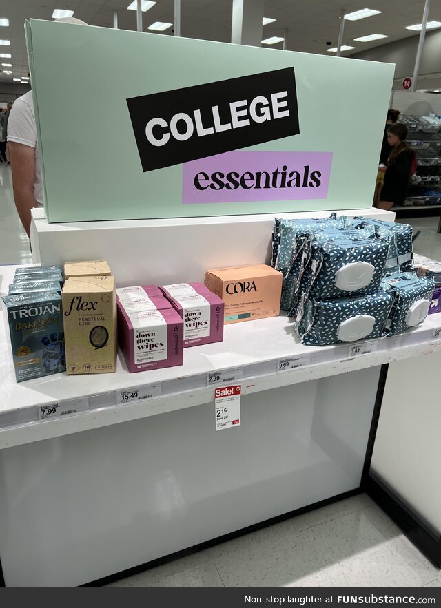The college essentials, according to target