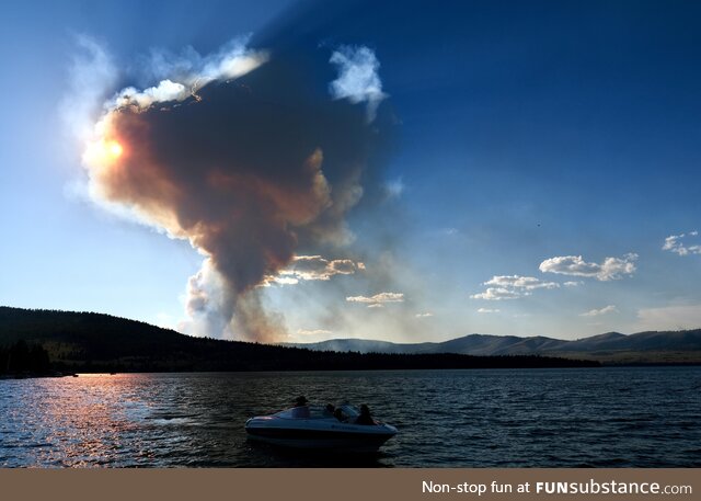 Current wildfire in Elmo, MT (OC)