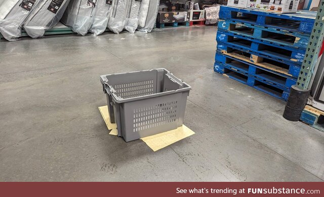 Told an employee there was a roof leak in their store. He may have not thought this