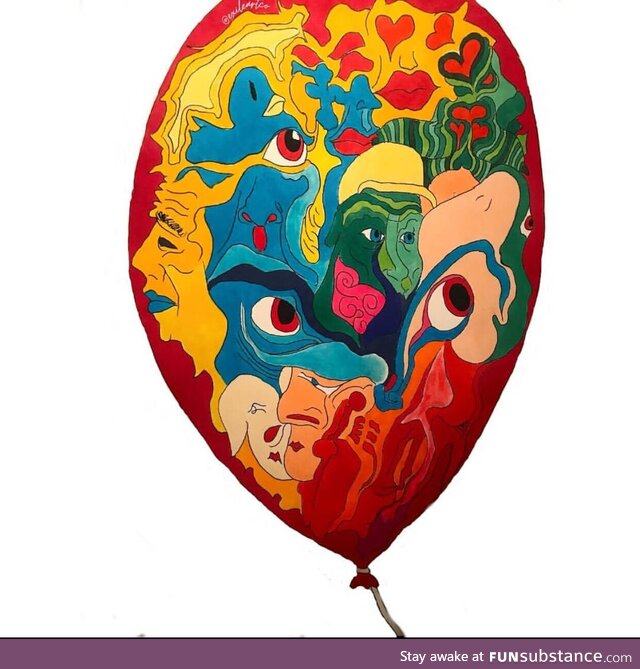 A trippy ballon