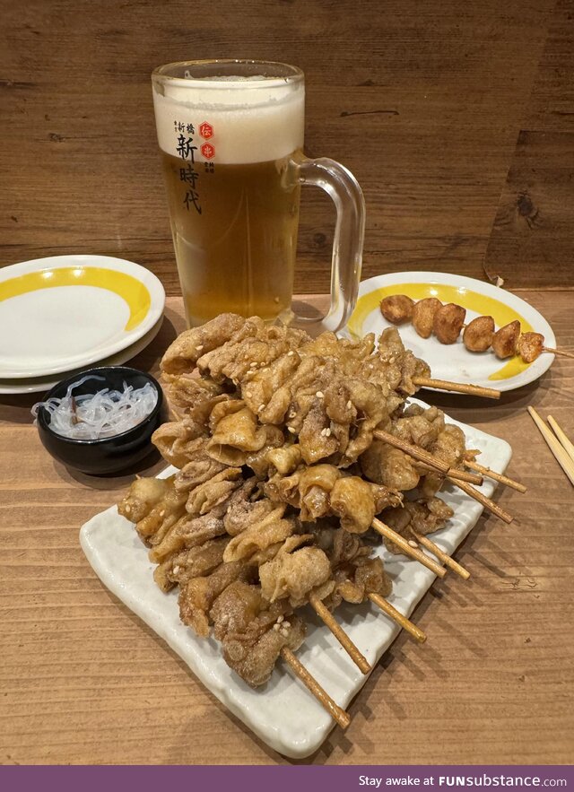 Japan, Fukuoka this whole meal was $5