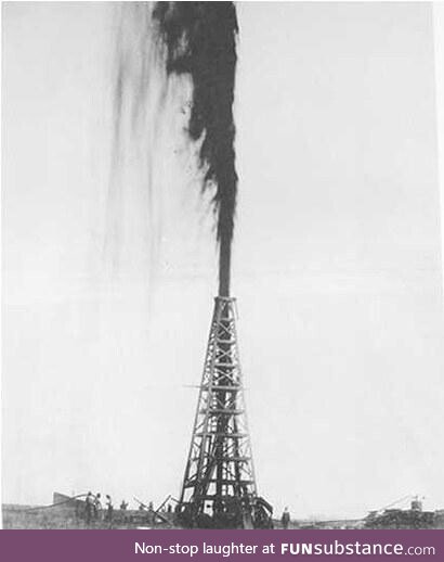 January 10, 1901, “Lucas Gusher” Was the First U.S. Well To Produce 100,000 Barrels