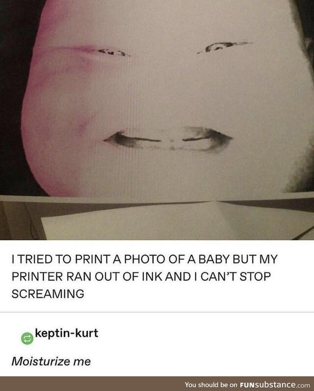 No ink