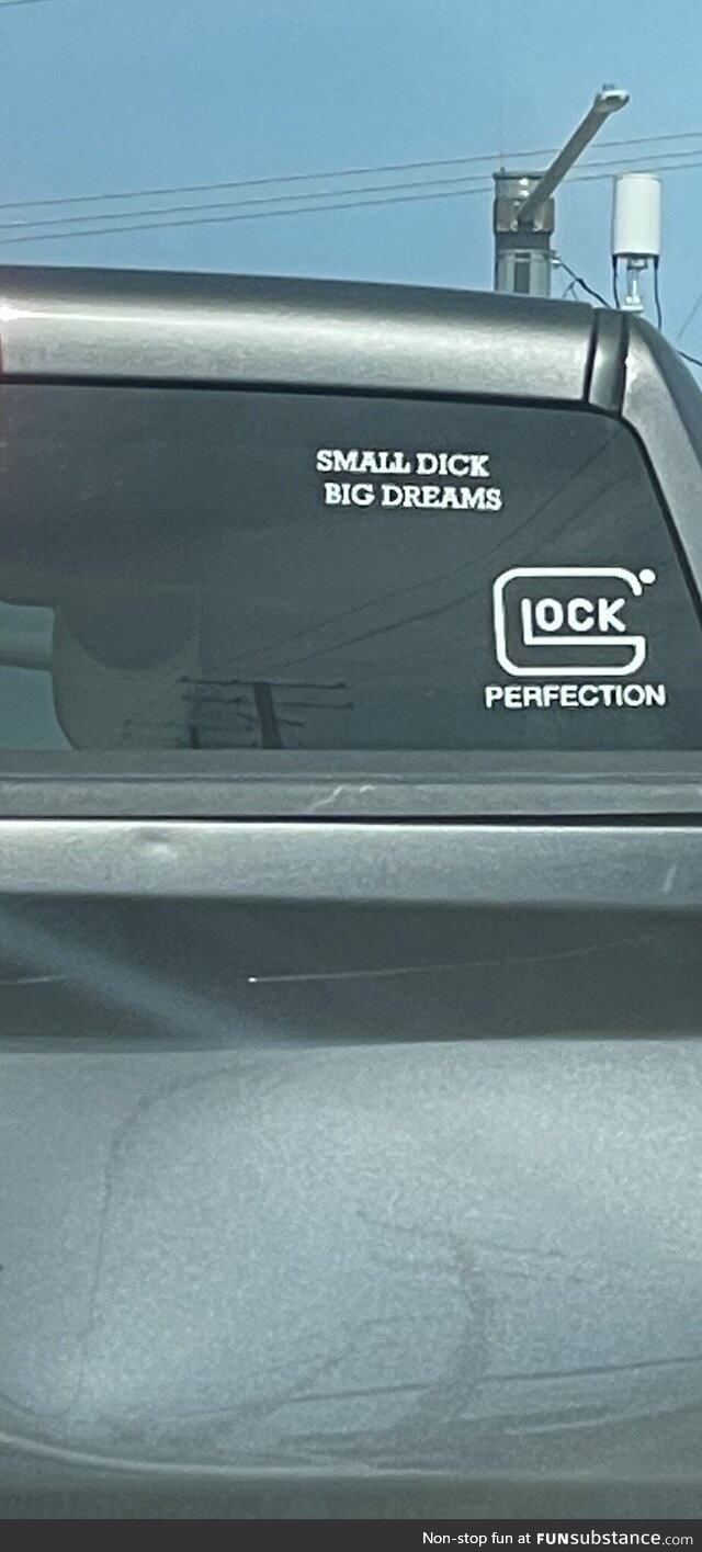 Refreshing to see this on a lifted truck