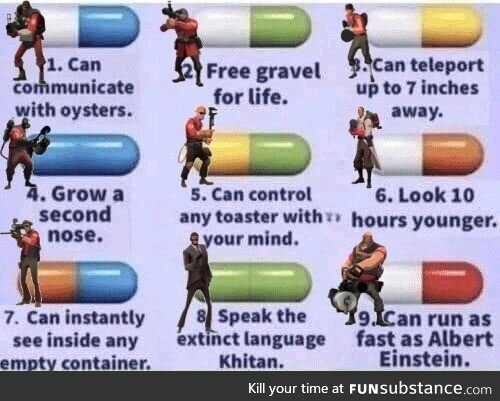 That pill meme but the Mercs