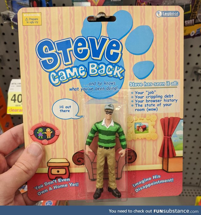 Steve came back ????