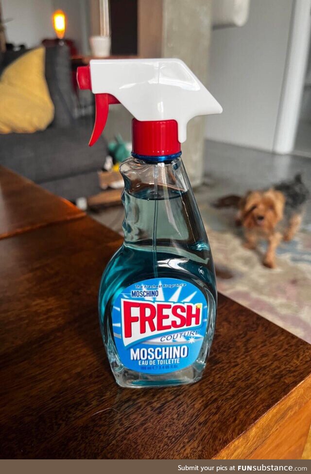 Perfume comes looking like Windex!