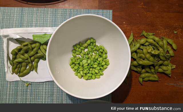 This year for Halloween, we're giving out green M&Ms