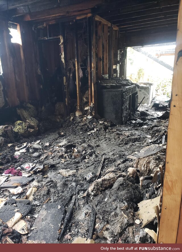 The Remains of My Apartment Following Fire
