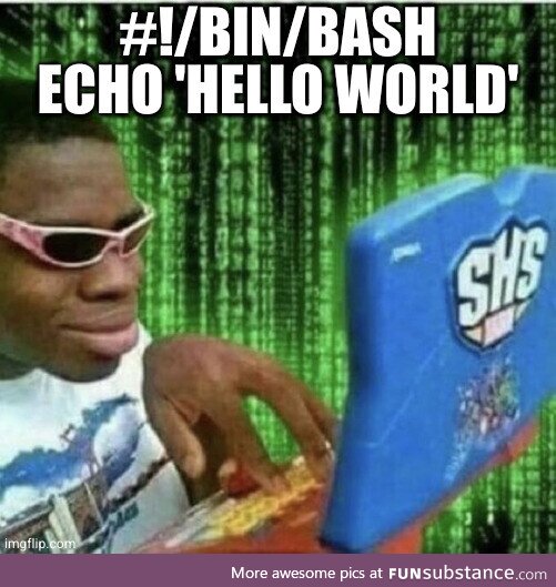 When you start bash