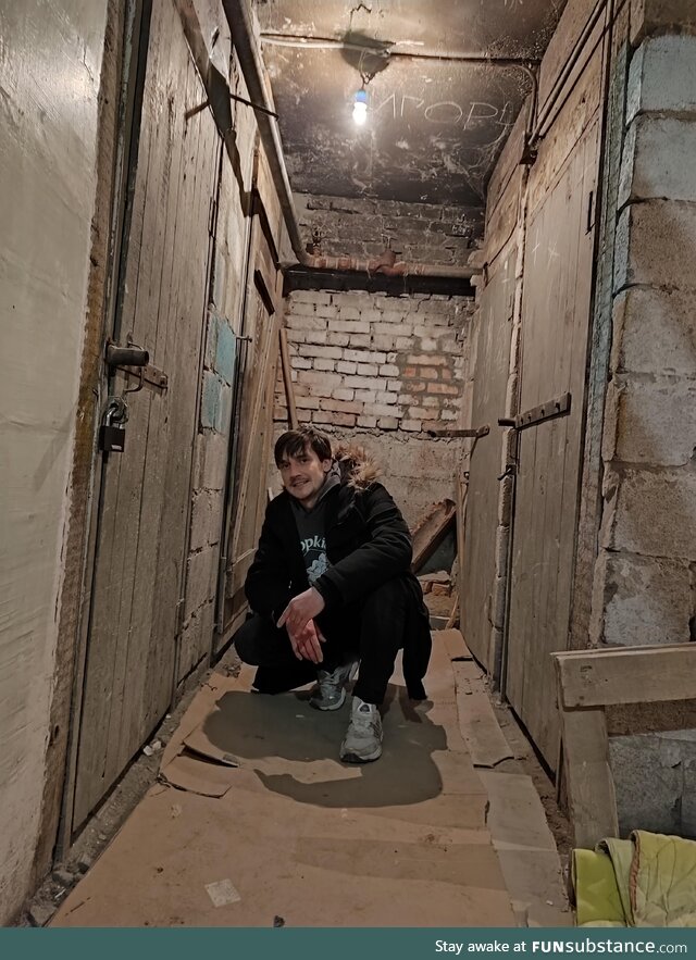 [OC] hi there from the shelter in Ukraine