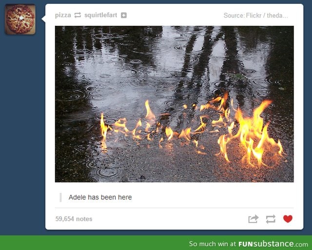 Damnit not again adele!