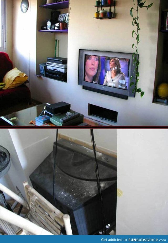 DIY flatscreen TV