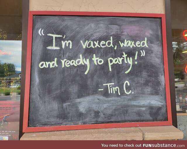 Saw this outside a liquor store in Colorado this weekend