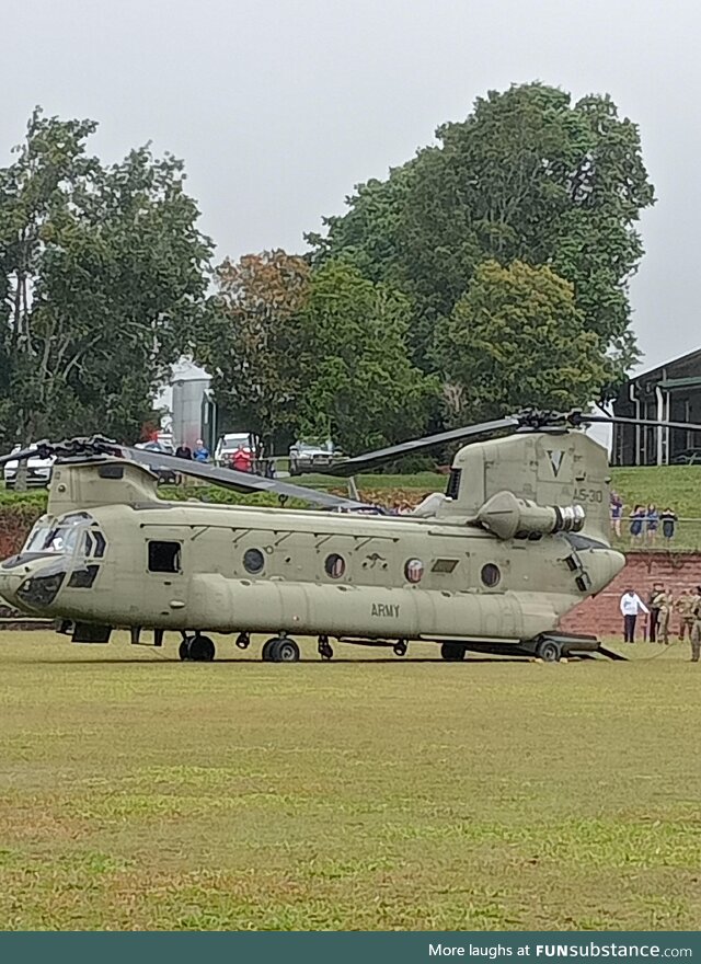 Saw a Chinook today