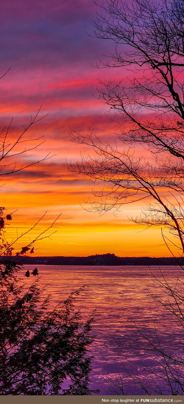 Sunset from Muskoka, Ontario